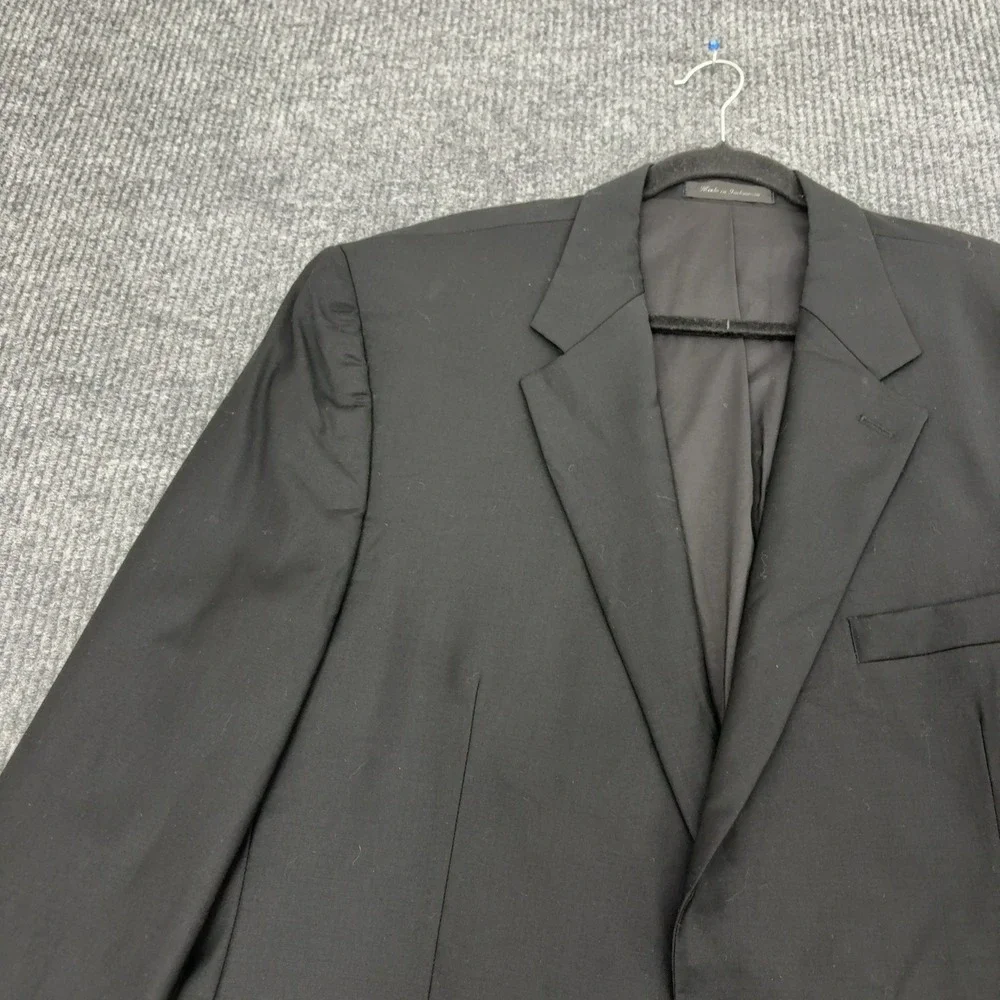 Lauren Ralph Lauren Blazer Mens 45 Black Wool Two Button Classic Professional